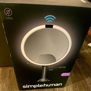 Top of the line Simplehuman 8” sensor mirror trio (3 different magnifications)